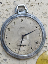 VINTAGE DOXA MEN'S POCKET WATCH MANUAL WINDING 47mm Not work for parts Z
