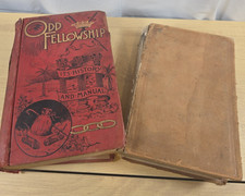 Odd Fellowship It’s History 1888 AND Digest of Sovereign Grand Lodge 1889 IOOF