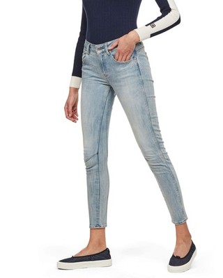 G-Star, Damen, Jeans, Skinny, Arc 3D Mid Skinny Wmn, Blau,  W24 L32