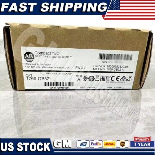 New Sealed AB 1769-OB32 CompactLogix 32 Pt 24VDC Digital Output Module 1769OB32