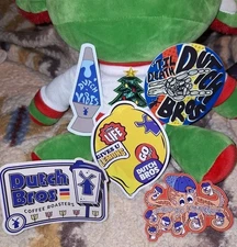 Dutch Bros 2025 Limited Release Stickers From Christmas Tumbler Release