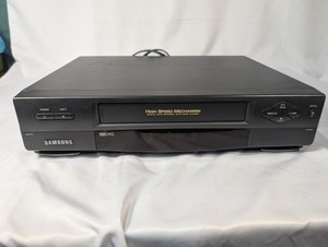 Samsung VR3700 VHS VCR *Tested* No remote Black w/ Digital Auto Tracking