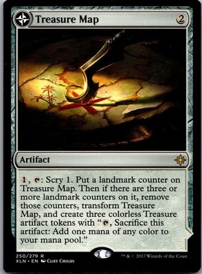 Treasure Map 250 Rare The List Reprints Magic: The Gathering Lightly Played