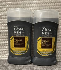 Dove MEN  CARE VIBRANT OAK Deodorant 48 H PROTECTION 3 oz Each 2 sticks 