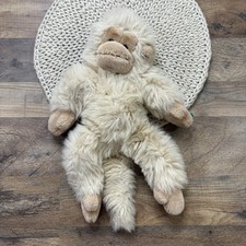 Russ Mungo Cream Monkey Fuzzy Plush Stuffed Animal 16  