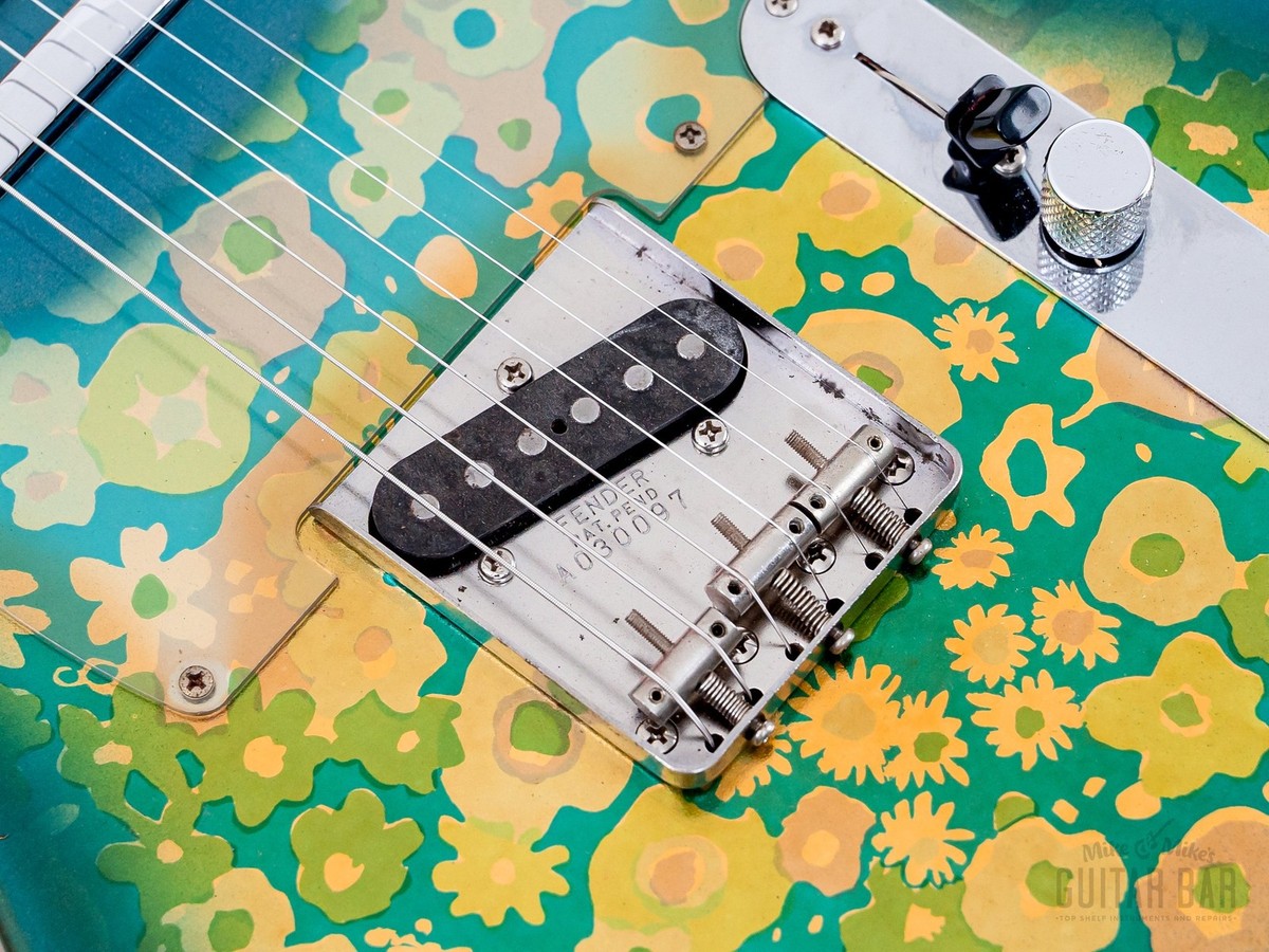 1987 Fender Telecaster Blue Flower '69 Vintage Reissue TL69-75