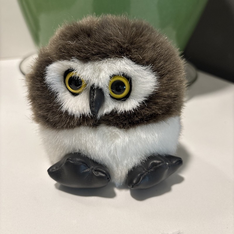 Puffkins Olley Owl SWIBCO Mini Plush 7-7-97 PVC Pellets Stuffed Animal Vintage