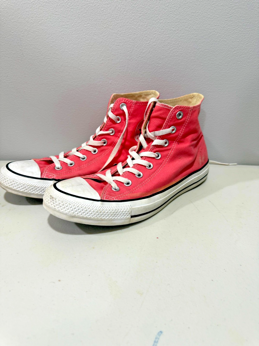 Size 11 Converse Chuck Taylor All Star High Punch Coral for sale