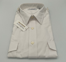 The Aviator By Van Heusen Men's Size 16.5 Short Sleeve White Pilots Shirt NEW