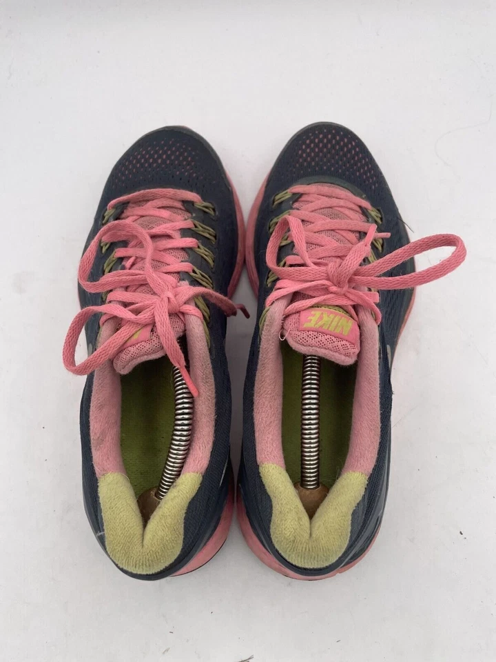 Nike Lunarglide 4 Sneakers Women's Sz 8.5 Black Pink Lace-Up Running 524978-400 - Image 4 of 4