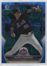 2023 Bowman Chrome Draft Sapphire Edition Austin Troesser #BDC-176 13rw