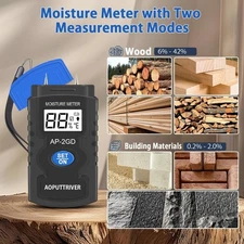 Wood Moisture Meter Digital Moisture Detector Damp Tester Wood Firewood Paper US