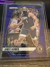 24-25 Panini Prizm Exclusive Shimmer Blue Shimmer Pack Card James Harden 31/144 