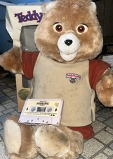 1985 WOW Teddy Ruxpin W/box & Airship Tape Sound Works Animatronic PARTS/REPAIR