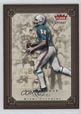 2004 Fleer Greats Bob Griese #63 HOF 0z0n