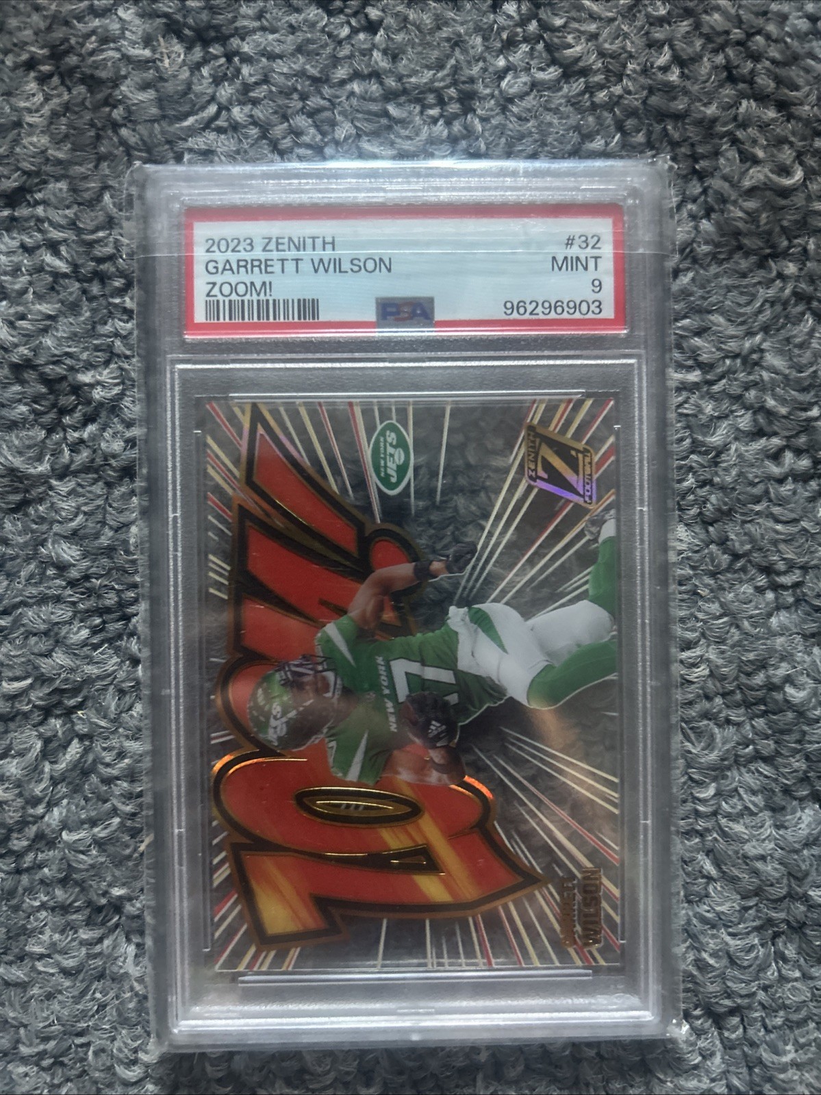 2023 Panini Zenith Zoom! Garrett Wilson #32 PSA 9