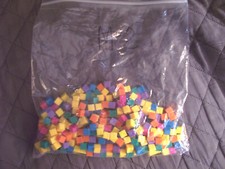 ETA CUISENAIRE BASE TEN MATH MANIPULATIVE PLASTIC MULTICOLOR UNITS