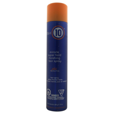 Miracle Super Hold Finishing Hair Spray Plus Keratin by It's A 10 - 10 oz