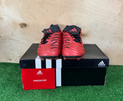 Adidas Predator Pulsado (Pulse) HG US8 UK7.5 Red boots Cleats mens