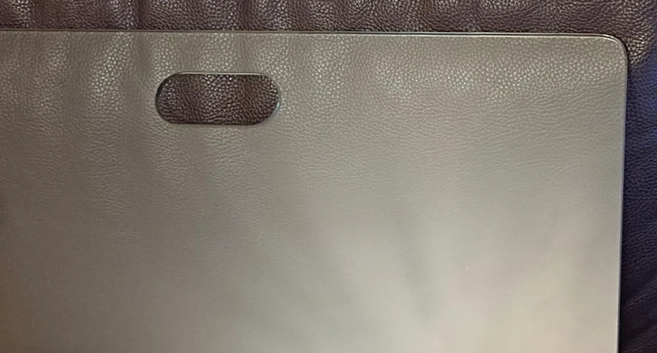 Pare-feu en verre trempé année 90 haut 55.5 larg 65 prof 13 - Photo 4/4