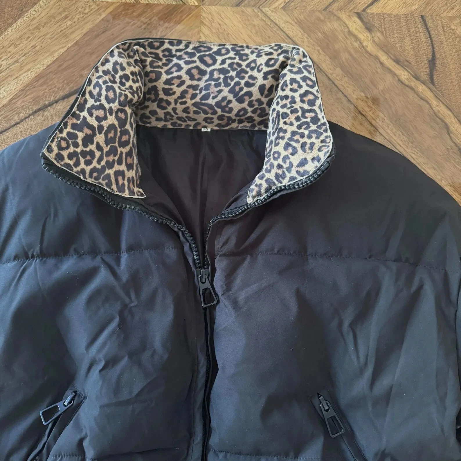 Cropped Black Puffer Jacket – Lightweight Winter Coat