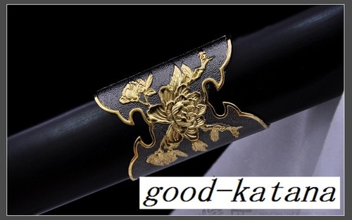 Handmade Chinese Sword "Peony Swords" (剑) Pattern Steel Blade Alloy Fittings#002 - Picture 6 of 11