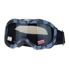 Ski Snowboard Goggles Anti Fog Shatter Proof Gray Lens Camo Print