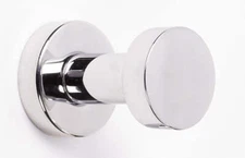 Alno A8980-PN Euro Bath 1 1/4" Robe Hook Polished Nickel