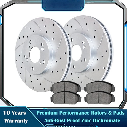 11.81" 300mm Front Rotors and Brake Pads Brakes for Honda Accord Acura CL TL TSX eBay