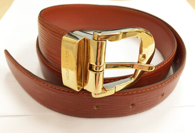 Louis Vuitton Ceinture Classic Belt Epi LOUIS VUITTON Vintage Epi Ceinture Classic Leather Belt  main image 4