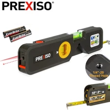 PREXISO 4-in-1 Laser Level Torpedo Level 65Ft Alignment Point 10Ft Leveling Line