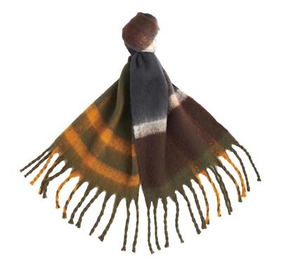 BARBOUR Damen Schal Isla Tartan Boucle LSC0293TN11 Farbe Classic Tartan