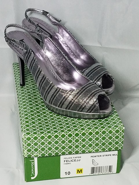 j renee pewter shoes