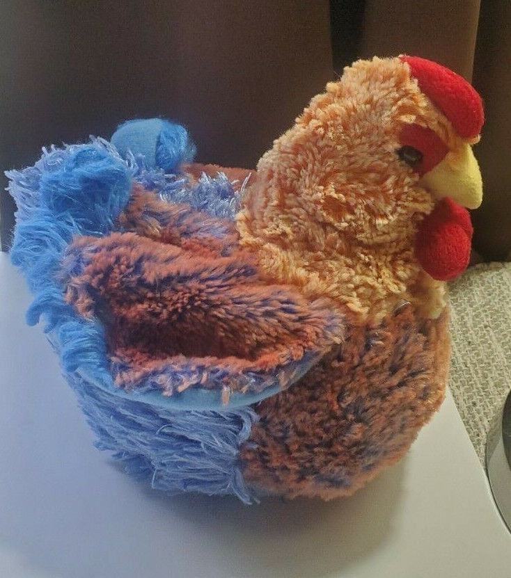 Douglas Henrietta 8" Blue Lace Hen Chicken Plush Stuffed Animal RARE 