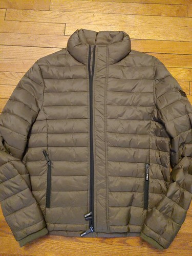 Olive Green Quilted Jacket Size 