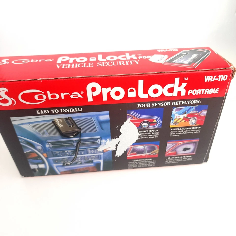 Dynascan Cobra Pro Lock Portable Vehicle Security 4 Sensor Detector USA Seller - Image 2 of 4