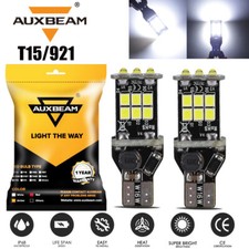 Auxbeam T15 Led Bulb Wedge Light 921 W16w 800lm Hid White Backup Reverse Light
