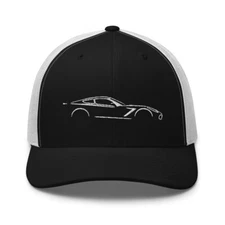 vette C7 Outline 7th Generation Vette Owner Gift Trucker Cap Snap Back Hat