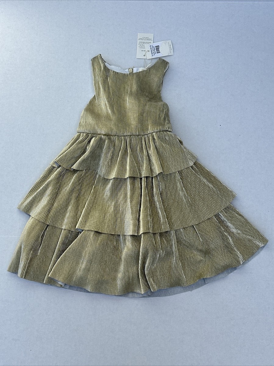 mini boden gold dress Mini Boden Gold Sparkle Tiered Dress