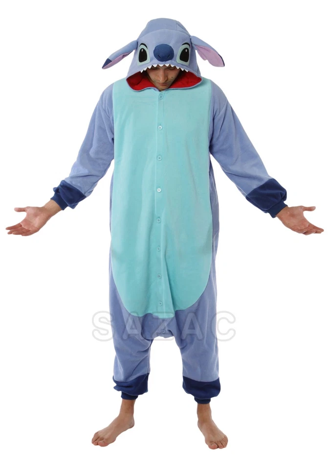 SAZAC Stitch Kigurumi - Disfraces para niños y adultos de EE. UU. Foto 2 de 4