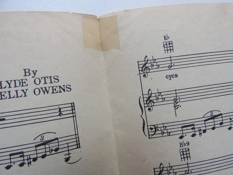 That's All There is to That - Nat King Cole sheet music  piano ukulele  1956 - Image 3 of 3