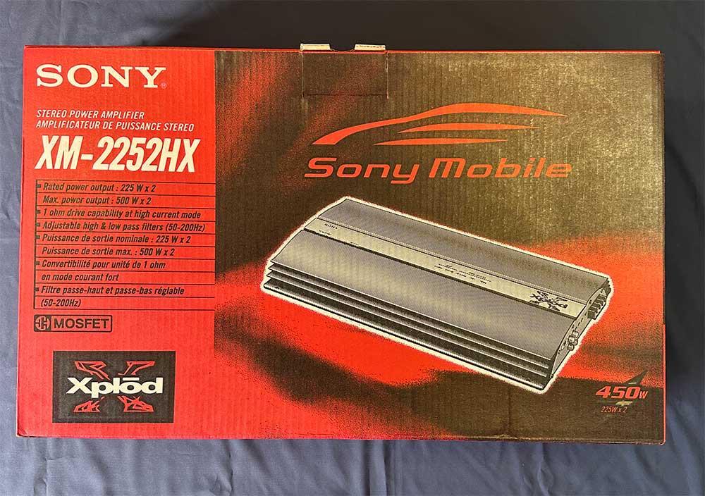 ソニーXM-2252HXアンプ450W (225W x2 )