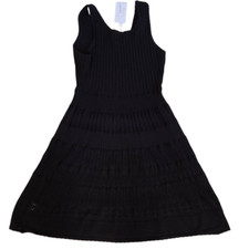 NWT Merokeety Womens Knit Sleeveless Fit And Flare Sweater Dress Black XL