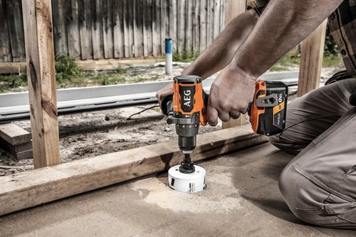 AEG 18V FUSION Brushless Heavy Duty Hammer Drill Tool Only Driver A18FPD NEW - Picture 6 of 6