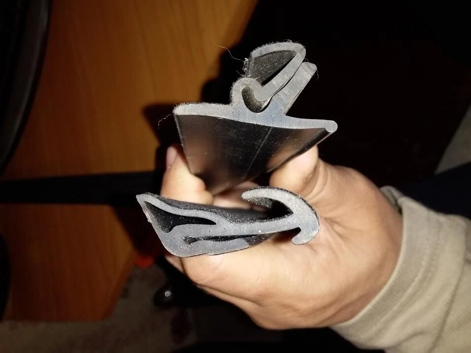 2109-6103290-10 Set 4 door Window Glass Seals LADA Samara 2109 Exterior Interior - Image 2 of 4