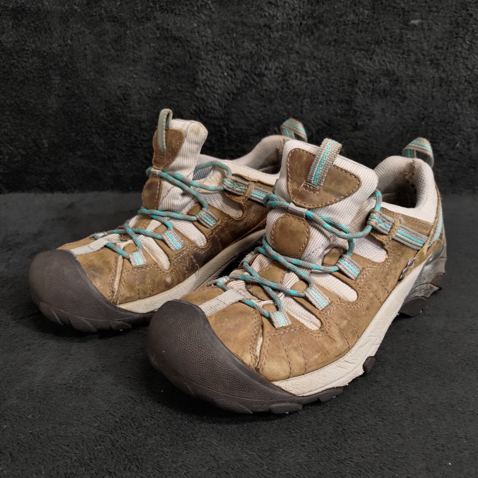 KEEN 1012244 Sneakers da donna 10 Targhee II impermeabili nere oliva blu minerale