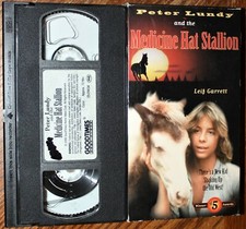 PETER LUNDY  THE MEDICINE HAT STALLION vhs Leif Garrett. VG Cond. Rare Indian