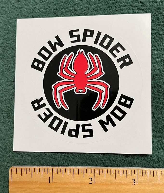 Bow Spider Sticker Decal Truck Bowhunting Deer Hunting Hunt Archery See Bonus