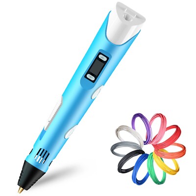 3D STIFT FÜR ERWACHSENE UND KINDER - DREIDIMENSIONALE DESIGNS + FILAMENT SET