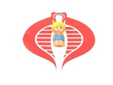 Tree Tots Mini Figure Firefighter Male Child Blonde Kenner 1975